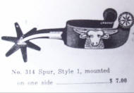 Crockett spurs photo